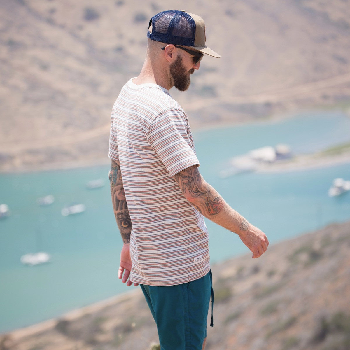 Striped Knit Tee Collection