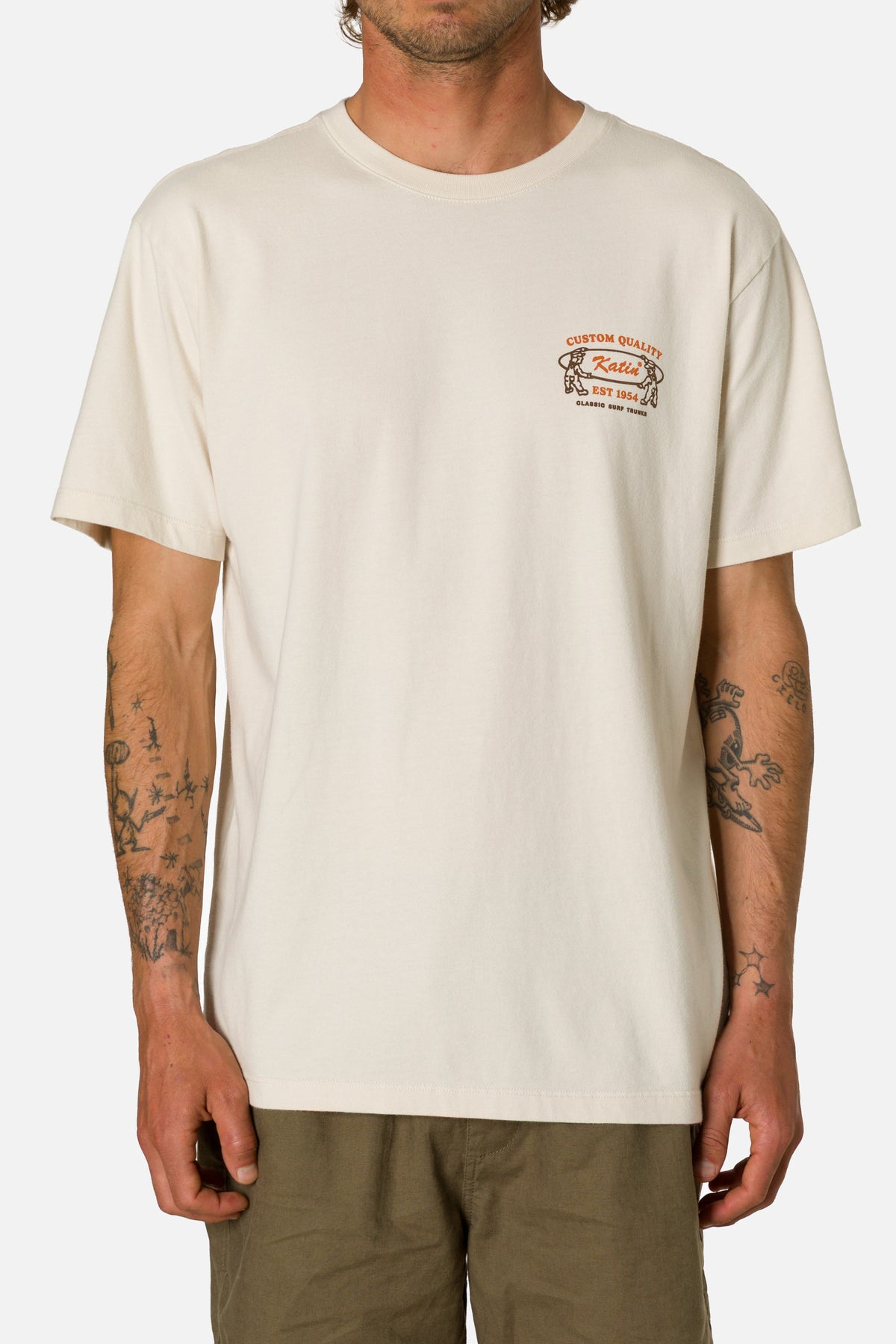 Katin Blanks Tee in Vintage White, view #color_vintage white