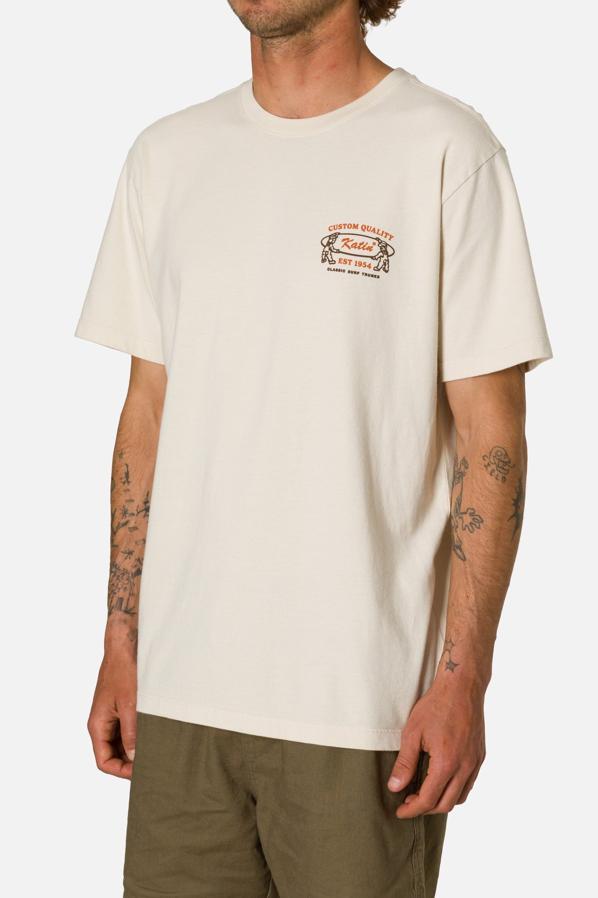 Katin Blanks Tee in Vintage White, view #color_vintage white