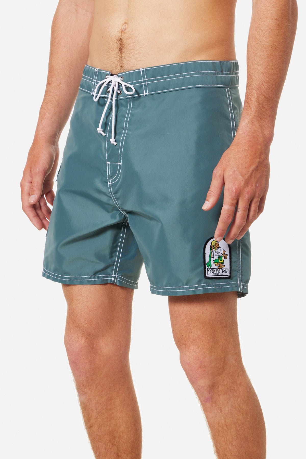 Katin Waterman Trunk in Atlantic Green, view 3 #color_atlantic green