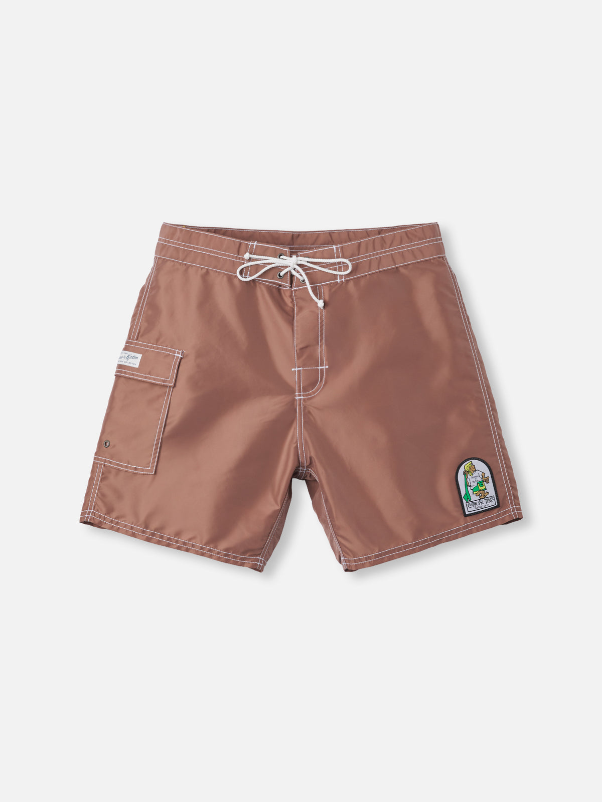 Katin Waterman Trunk in Dark Clay, flat, front #color_dark clay