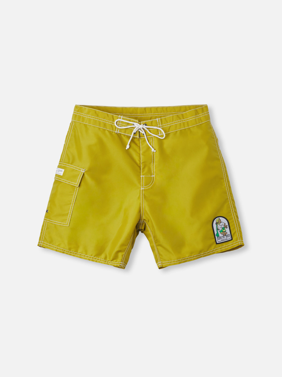 Katin Waterman Trunk in Lime, flat, front #color_lime