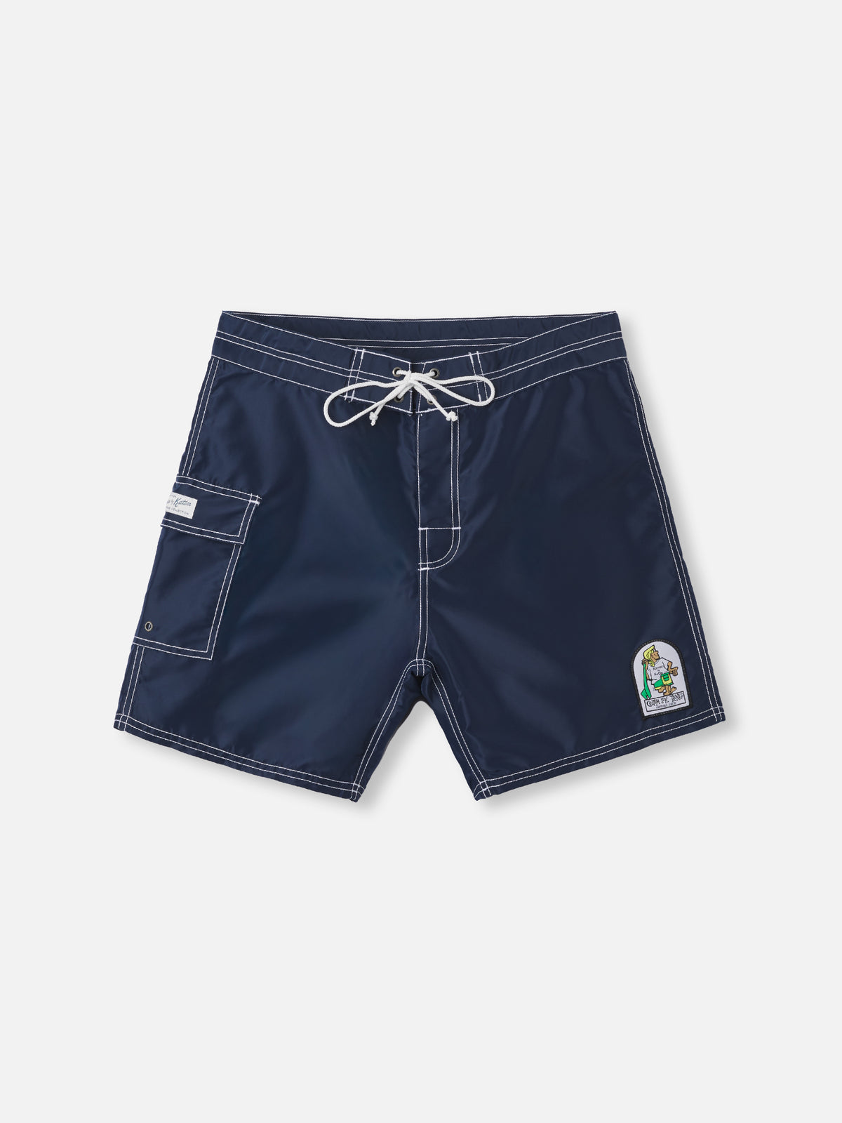 Katin Waterman Trunk in Navy, flat, front #color_navy
