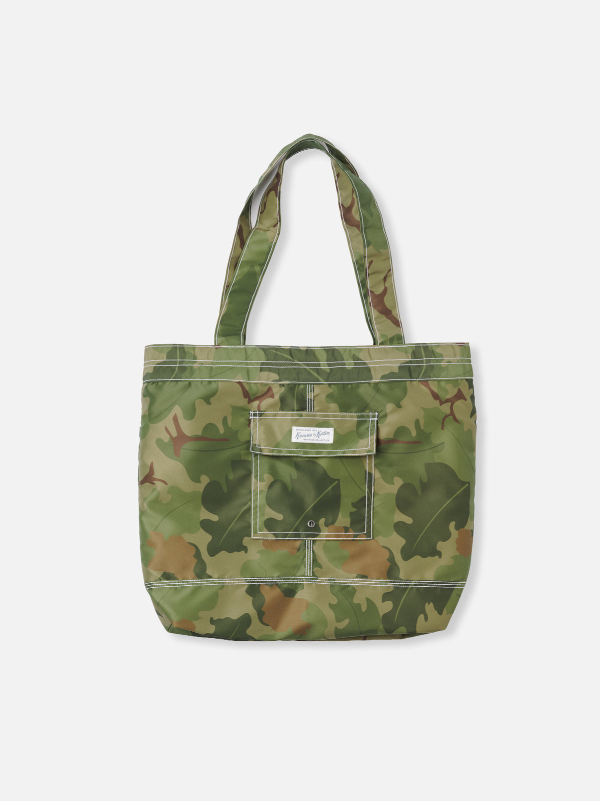 Katin Waterman Tote Bag in Camo, view 2 #color_green camo