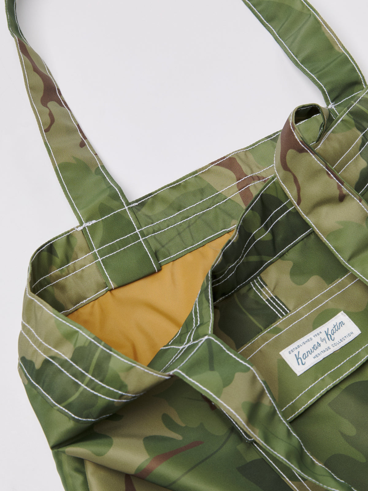 Katin Waterman Tote Bag in Camo, view 3 #color_green camo