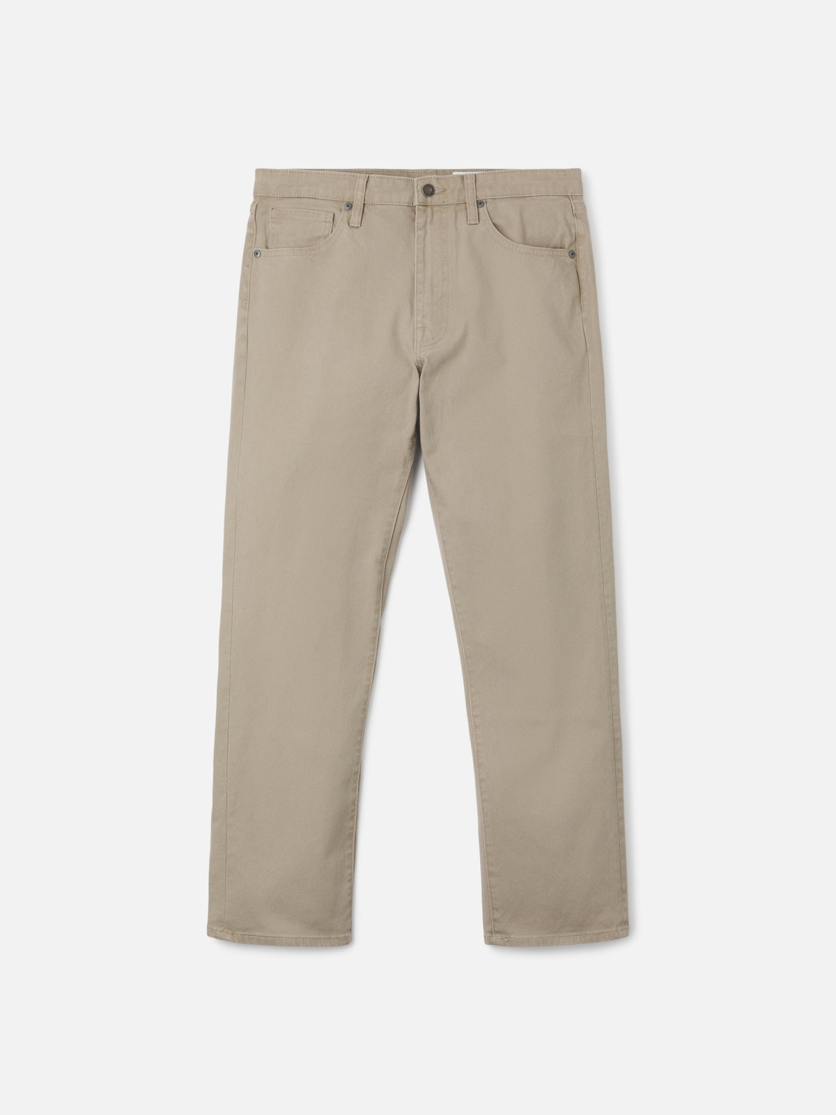 Katin Ren 57 Classic Straight Bull Denim in Vintage Khaki, flat, front #color_vintage khaki
