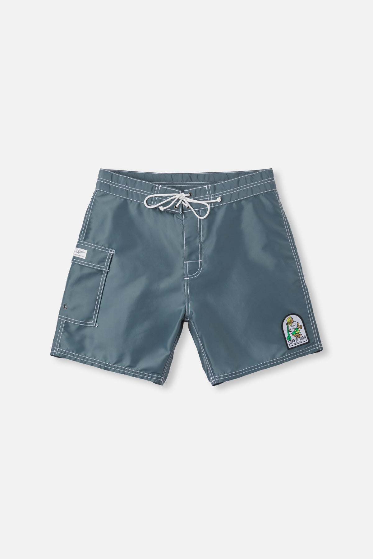 Katin Waterman Trunk in Tempest Blue, flat, front #color_tempest blue