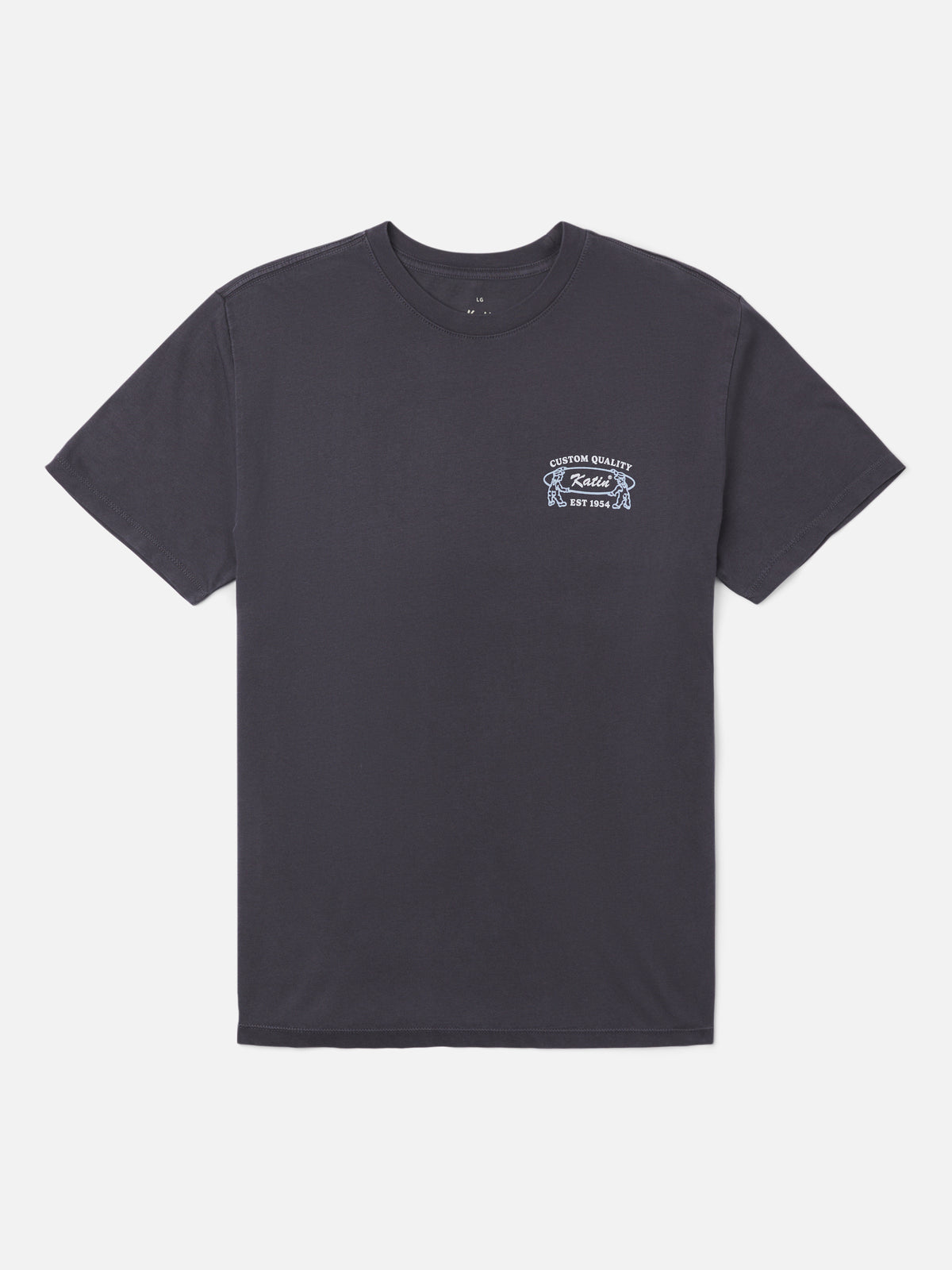 Katin Blanks Tee in Polar Navy Vintage Wash, flat, front #color_polar navy vintage wash