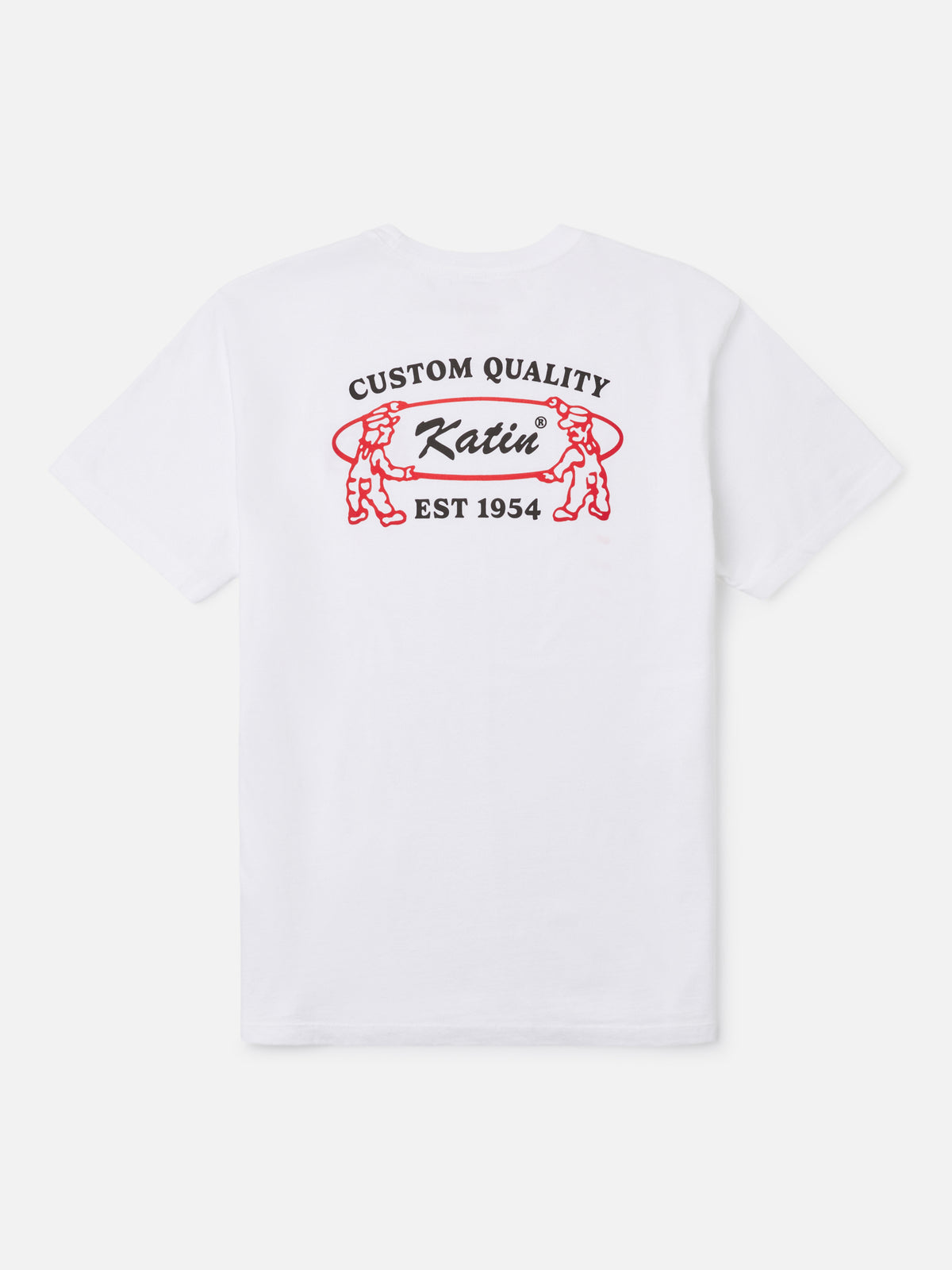 Katin Blanks Tee in White midweight jersey, flat, back #color_white