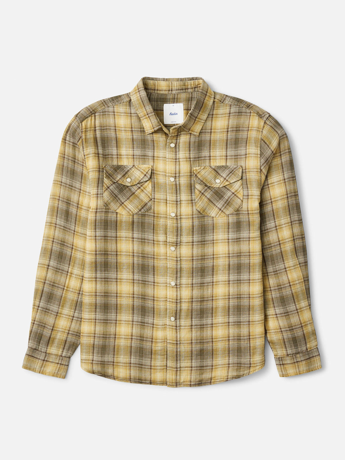 Katin Darren Shirt in Bluff, flat, front #color_bluff
