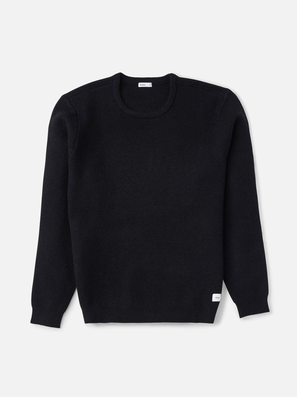 Katin Rivers Sweater in Black, flat, front #color_black