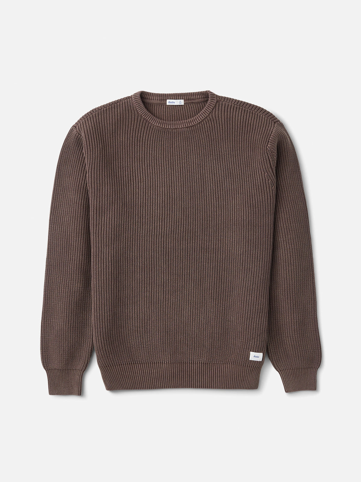 Katin Swell Sweater in French Roast, flat, front #color_french roast
