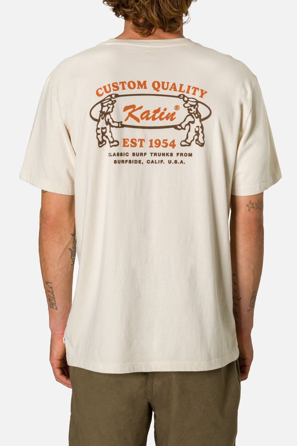 Katin Blanks Tee in Vintage White, view #color_vintage white