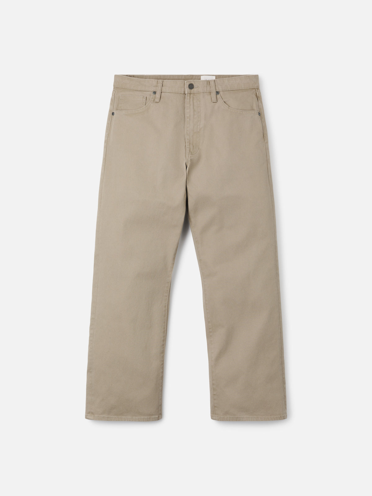 Katin Patterson 99 Baggy Bull Denim in Vintage Khaki, flat, front #color_vintage khaki