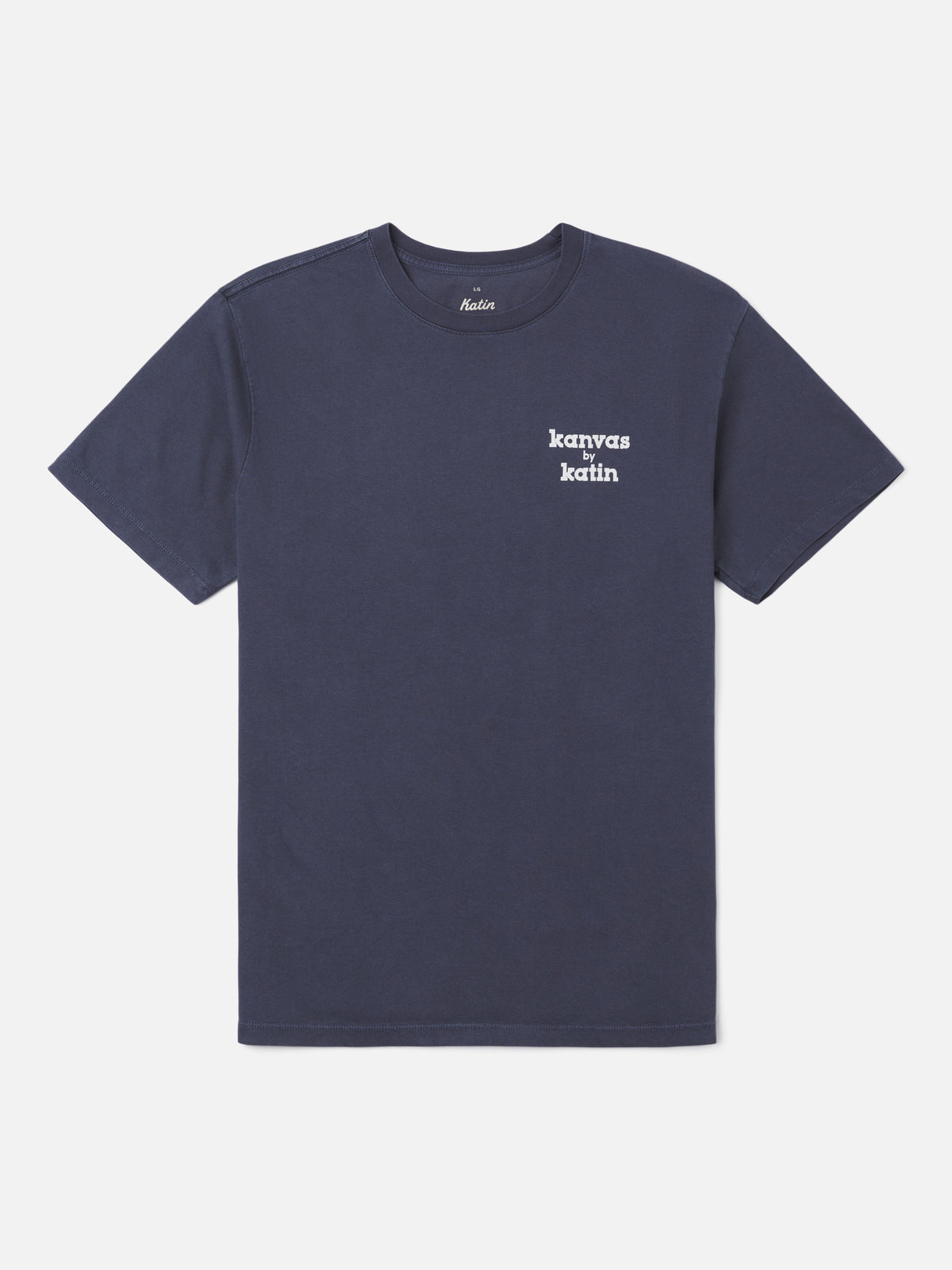 Katin K-Man Tee in Washed Blue Vintage Wash, flat, front #color_washed blue vintage wash